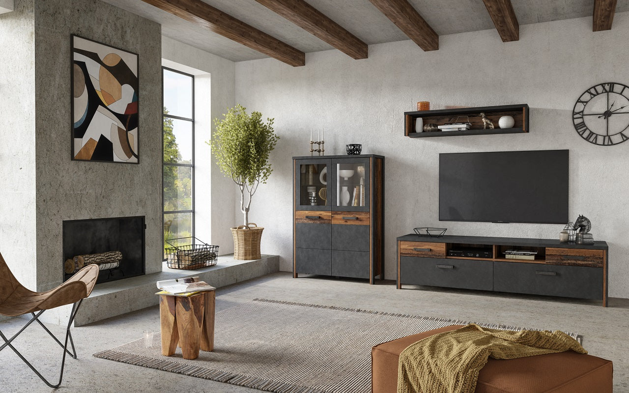 Wall unit BUFFALO BF09 old style mix / matera