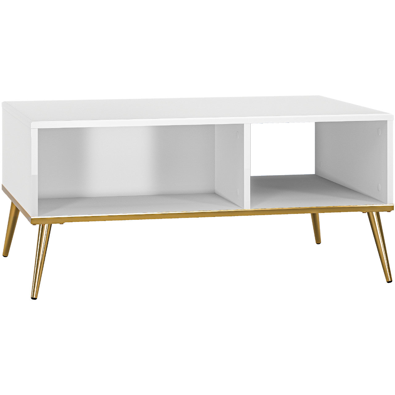 Coffee table GOLDEN GL08 white gloss