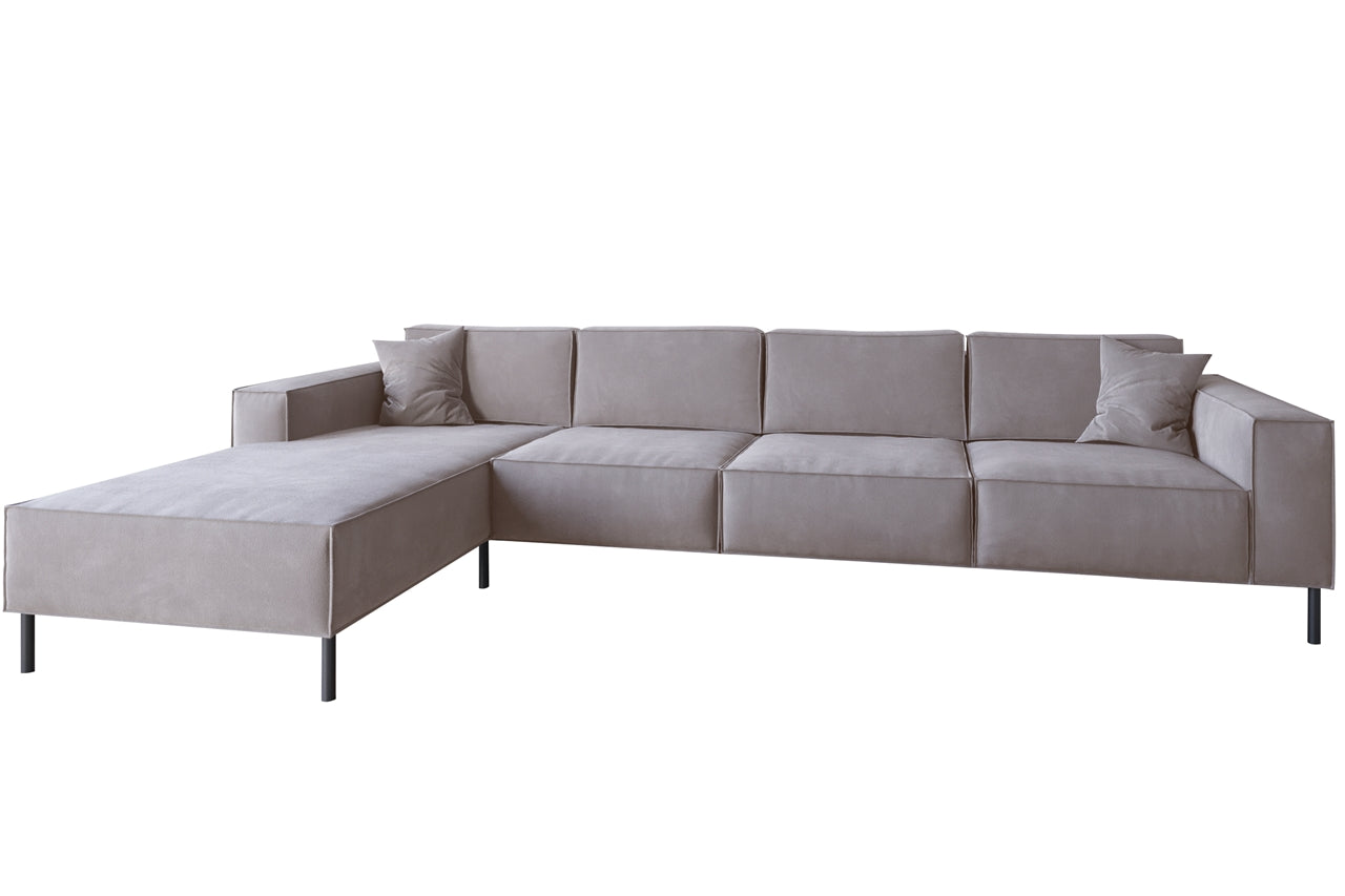 Corner sofa KAIROS fuego 168 left