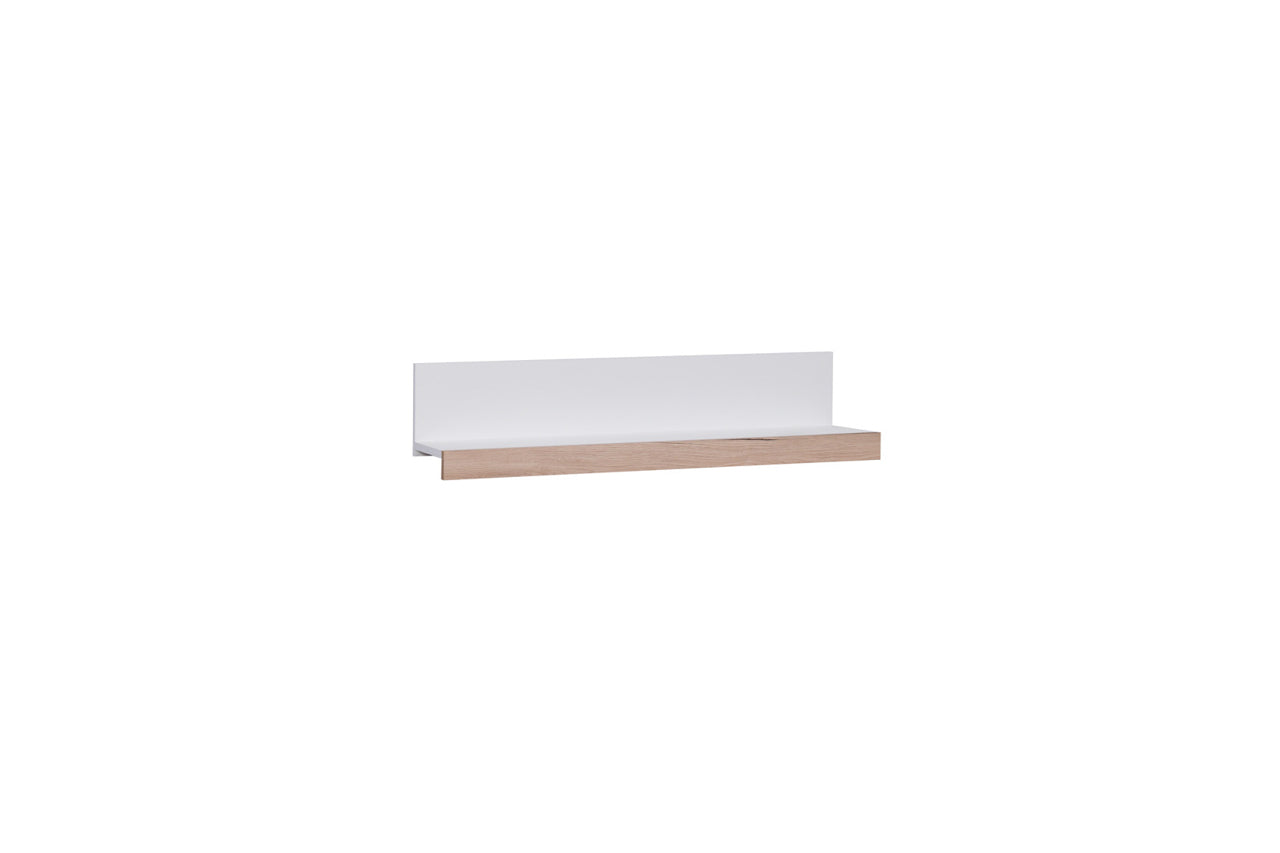 BJ10 Wall Shelf 100 BJORN White/San remo light