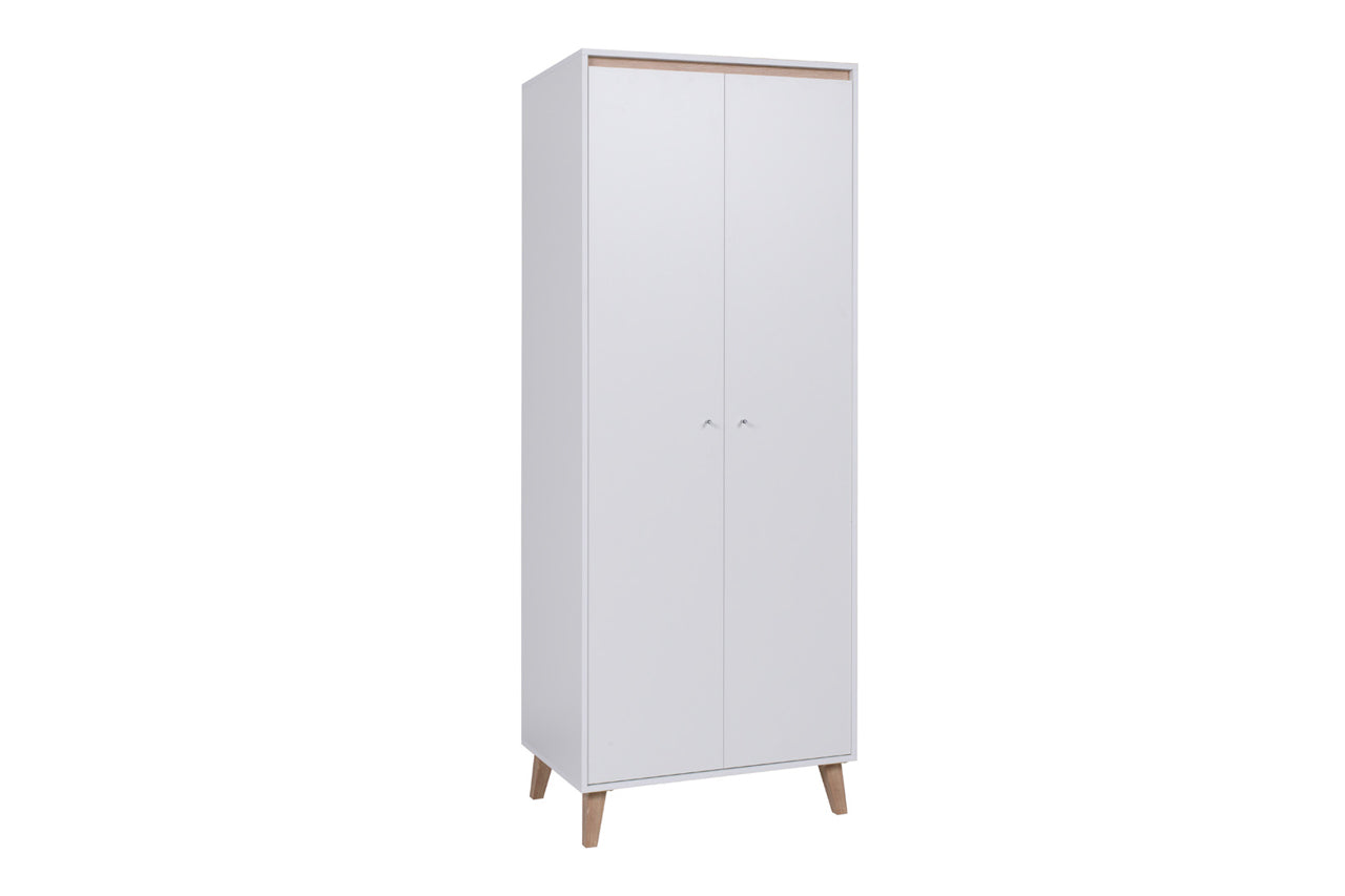 BJ1 Modern Scandinavian Style 2 Door Wardrobe BJORN