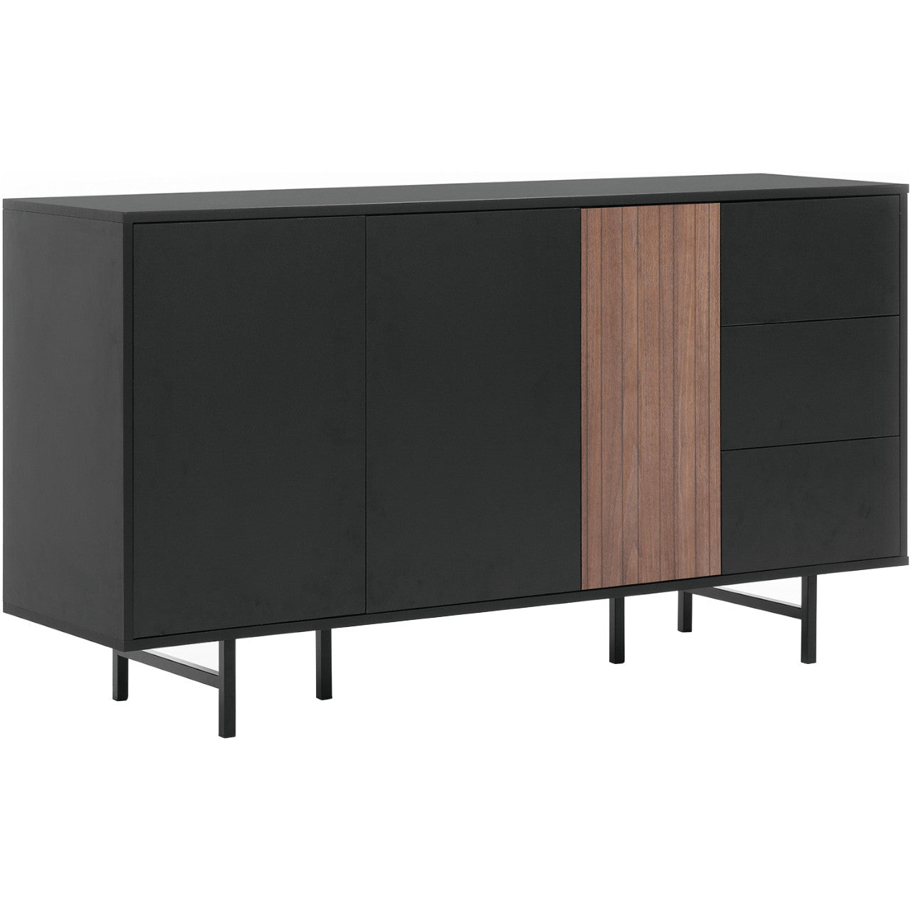 Chest of drawers PREGGIO PG01 black / captains deck