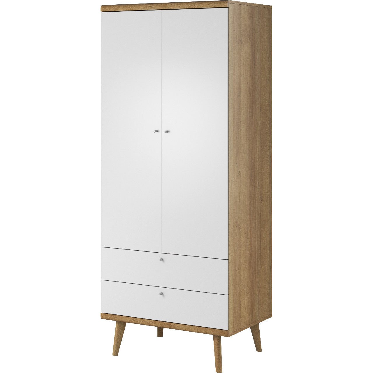 Wardrobe PRIMO 09 riviera oak / white