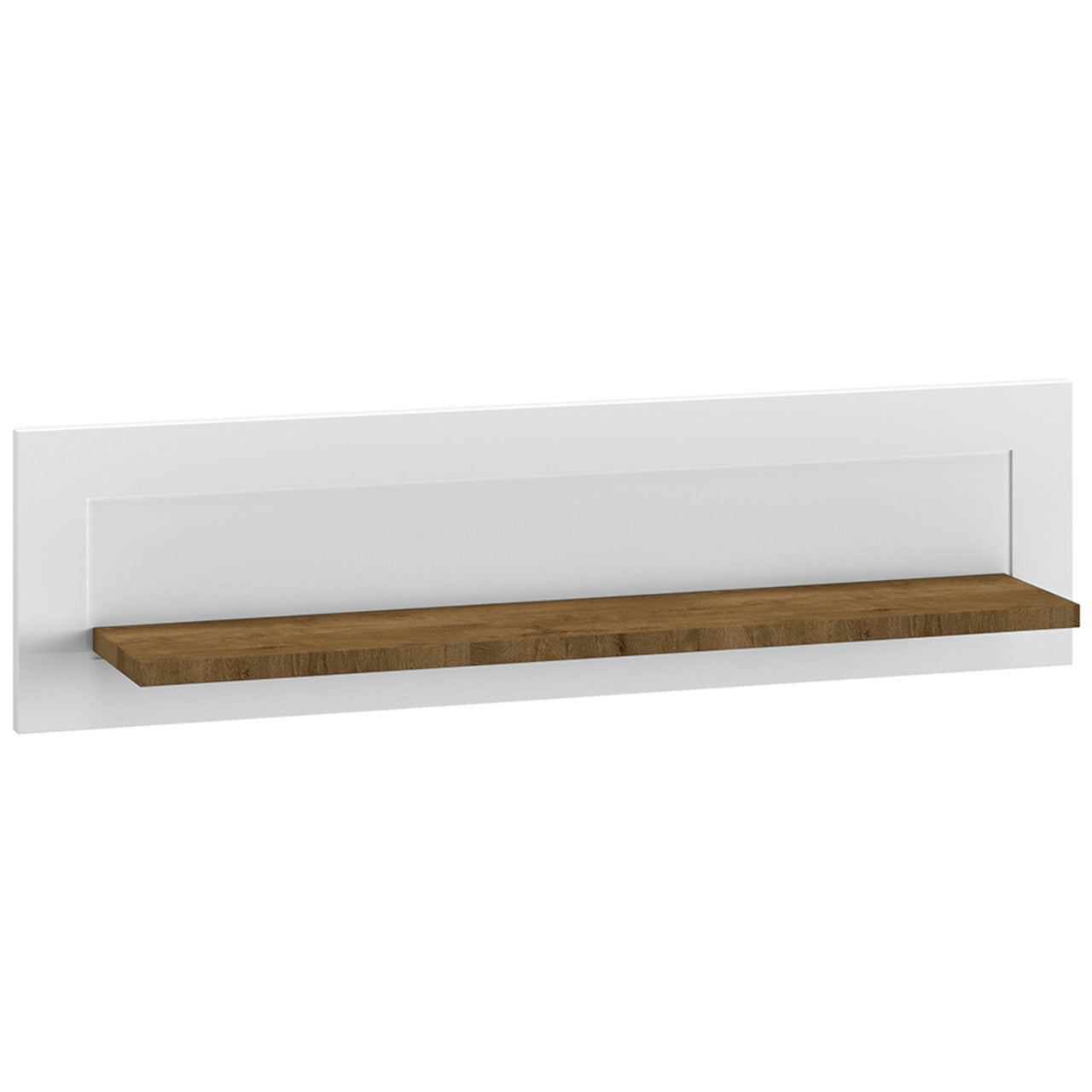 Wall Shelf HANNAH HN11 white / lefkas oak