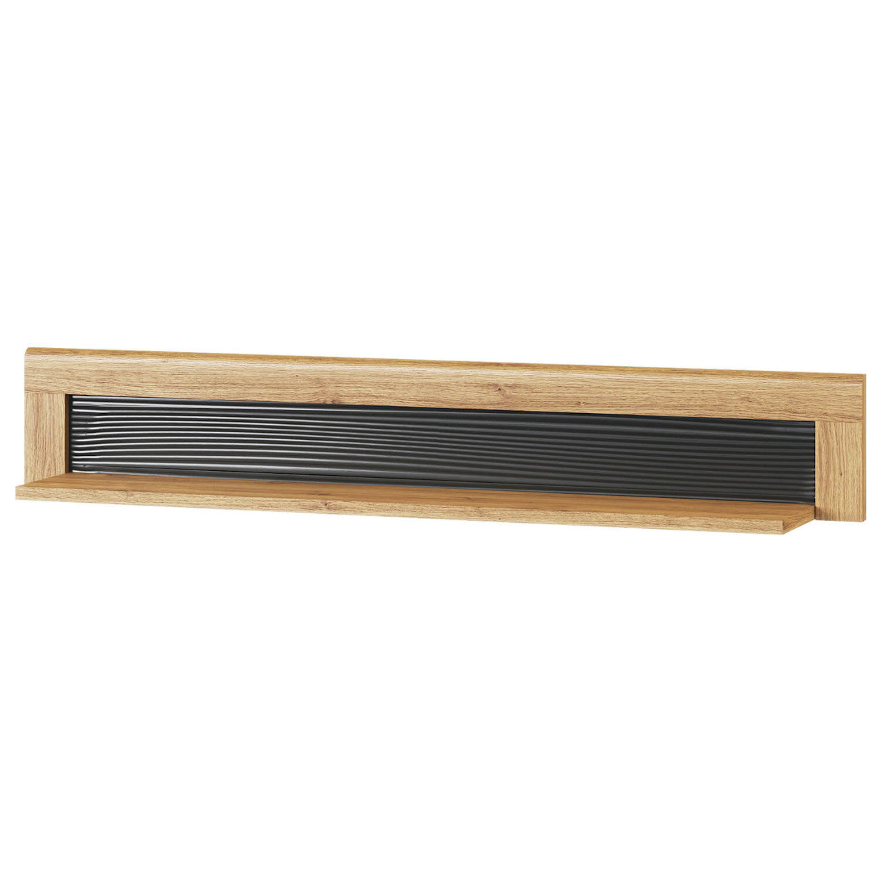 Wall Shelf KAMA KM07 144 camargue oak / black