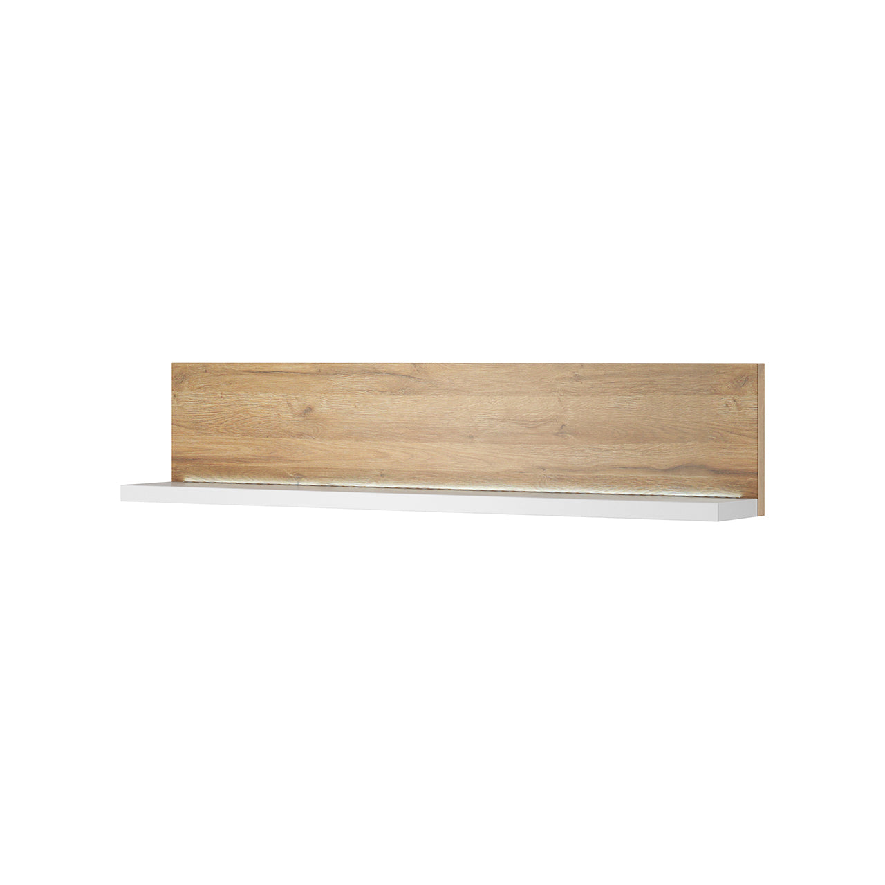 Wall shelf BT01 BOTA White / White + Grandson Oak