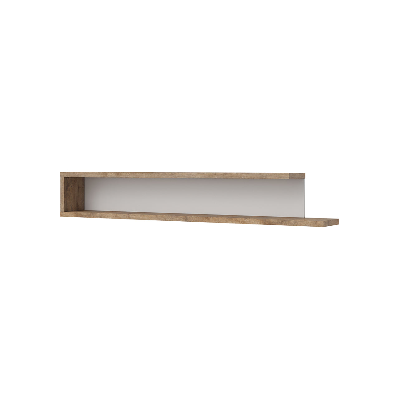 Wall shelf SINTRA ST02 samdal oak / white