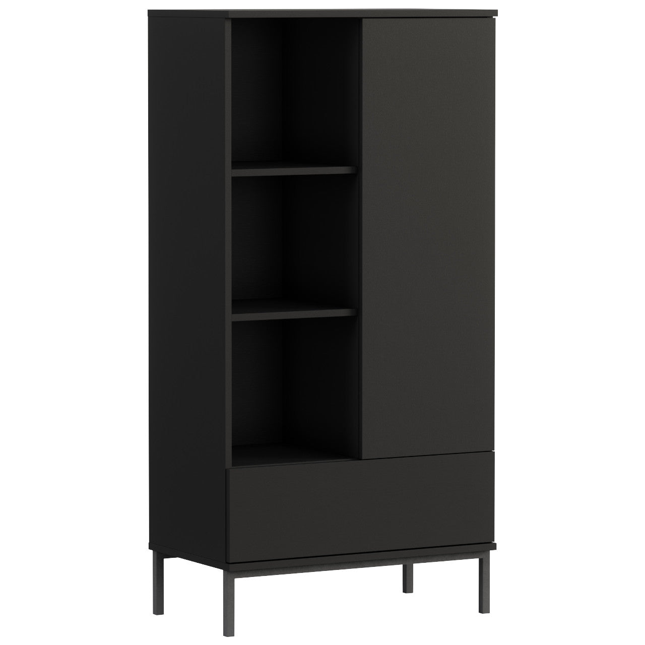 Bookshelf QUERTY QT03 black