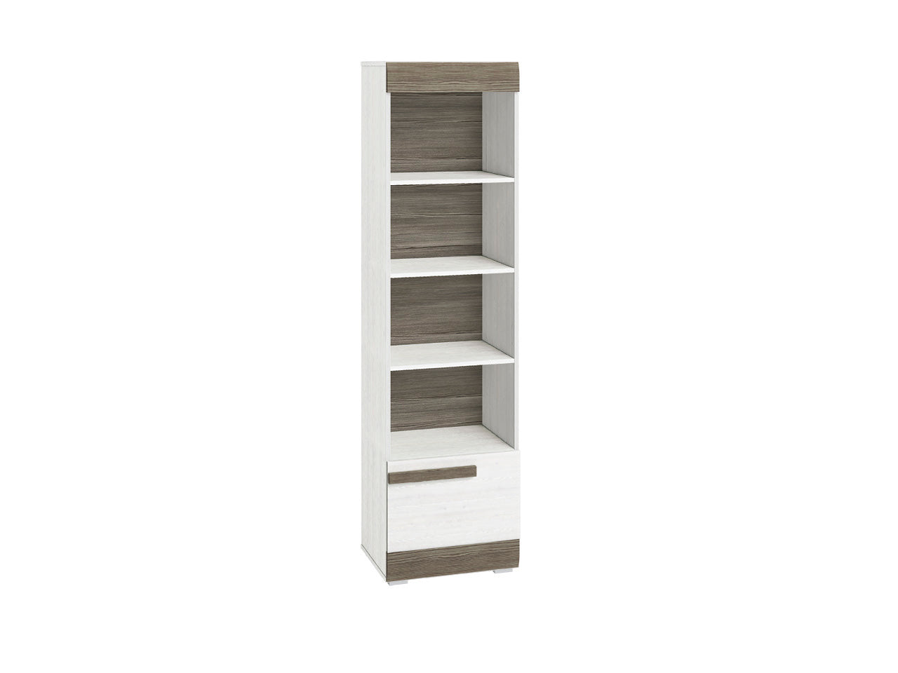 Bookcase BLINCO BL04 55 snow pine / new grey