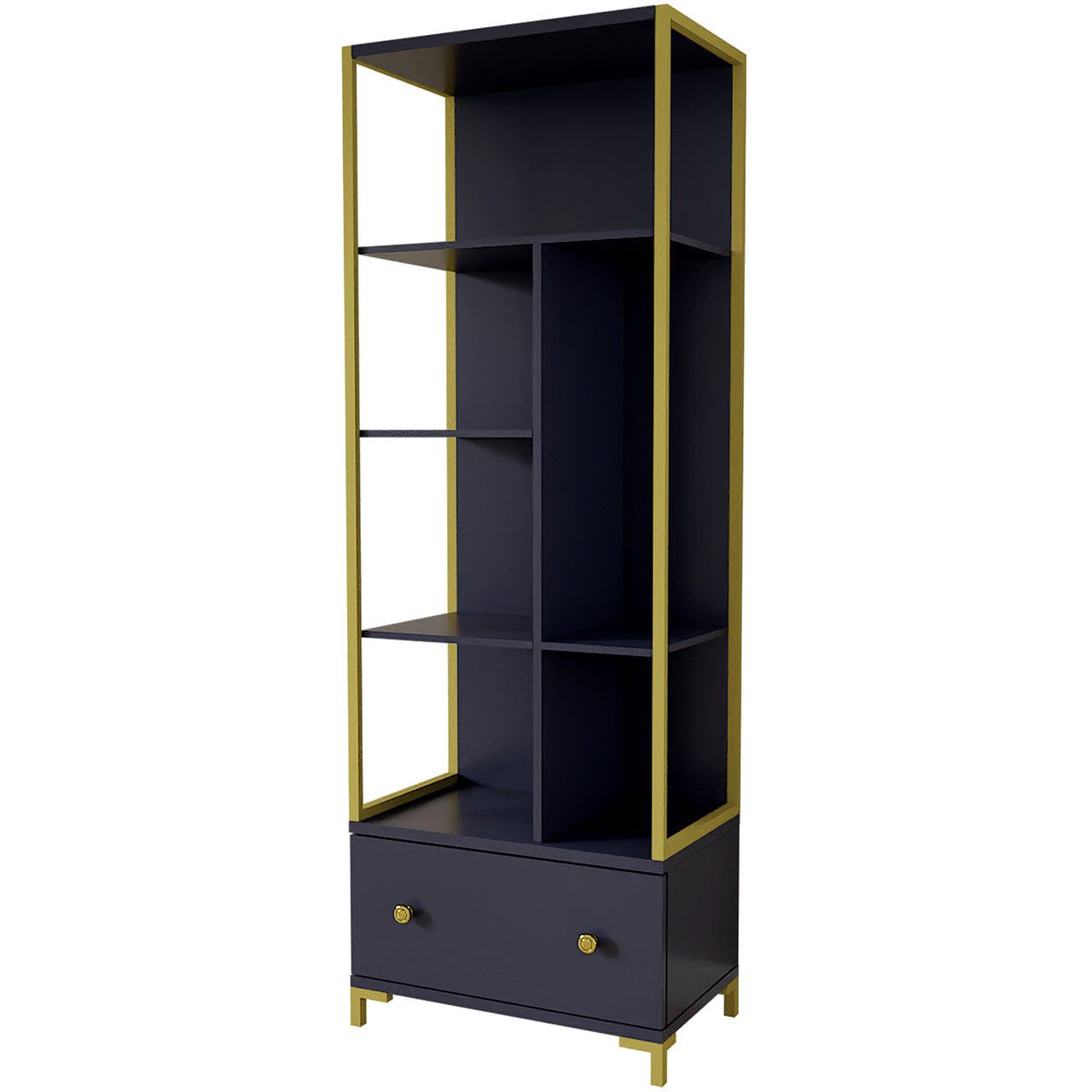 Bookshelf CLOE navy blue