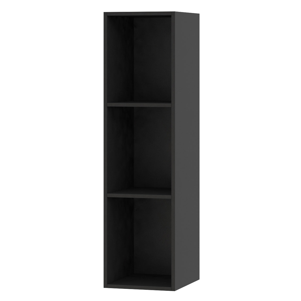 Wall shelf HELIO HE87 black / grey glass