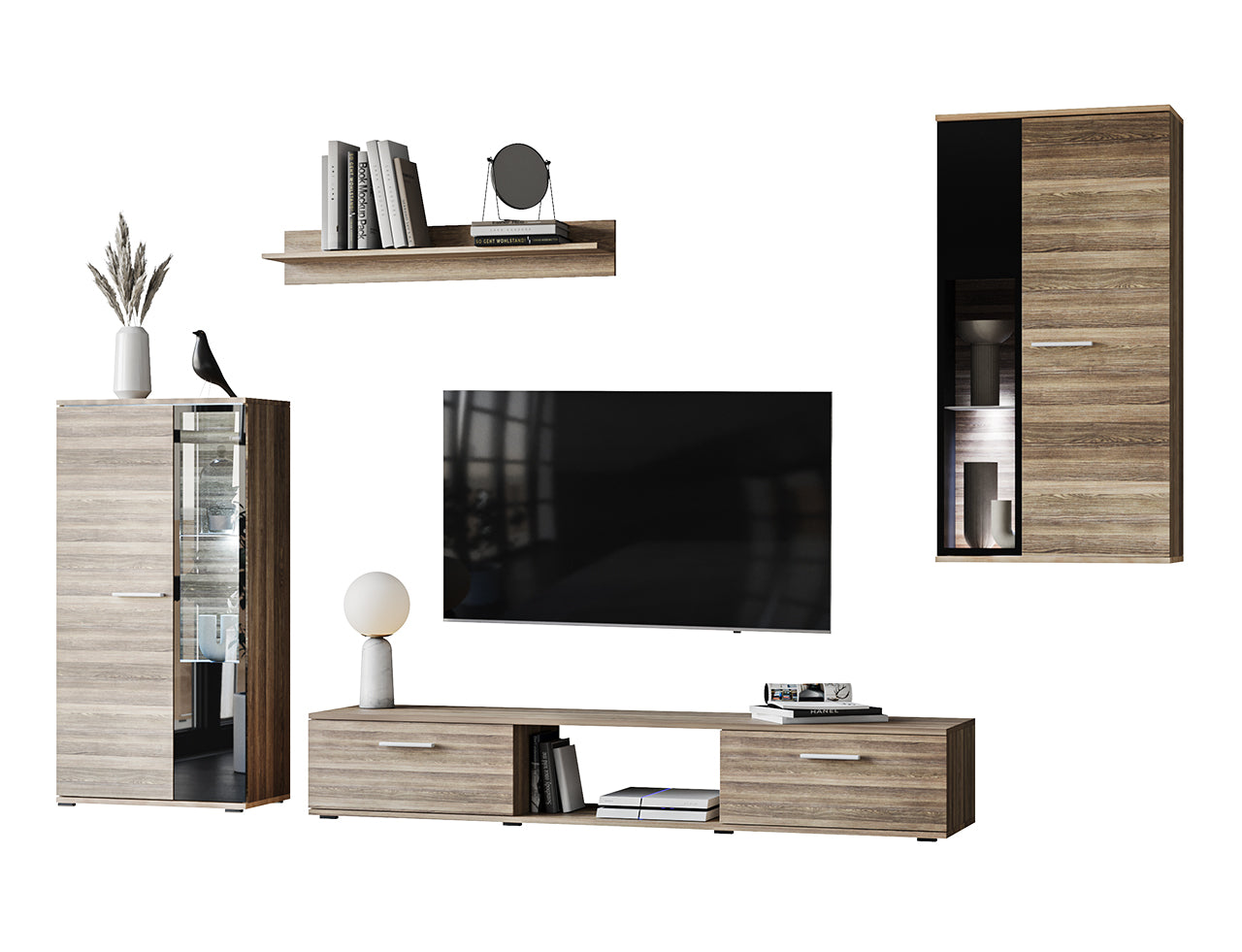 Wall Unit SALSA plum