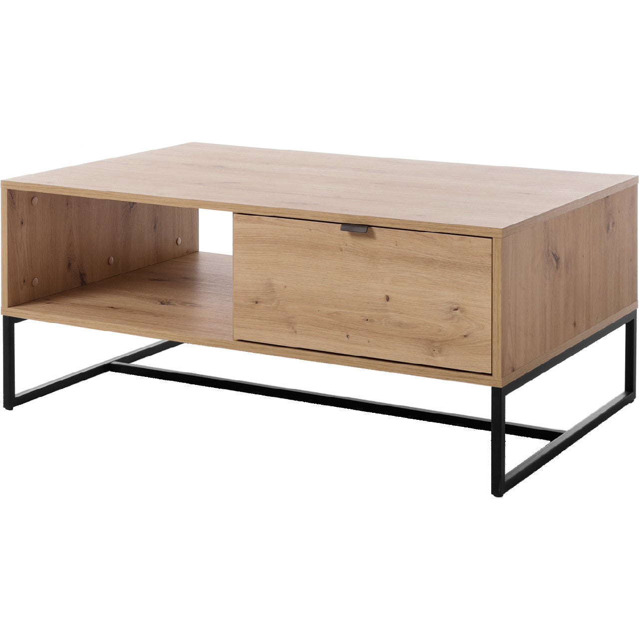 Coffee table BERAM 06 artisan oak