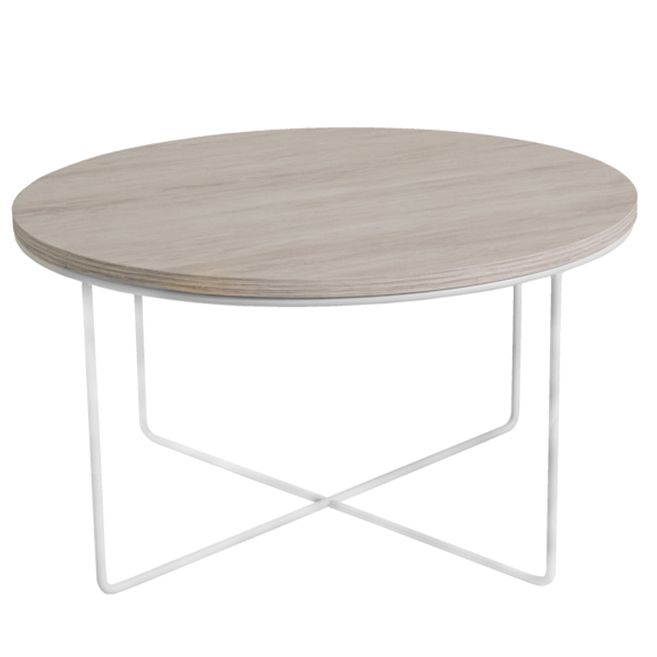 Coffee Table BARI white oak / white