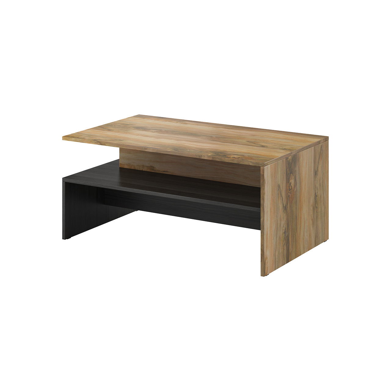 Coffee table BAROS touchwood / sattin walnut