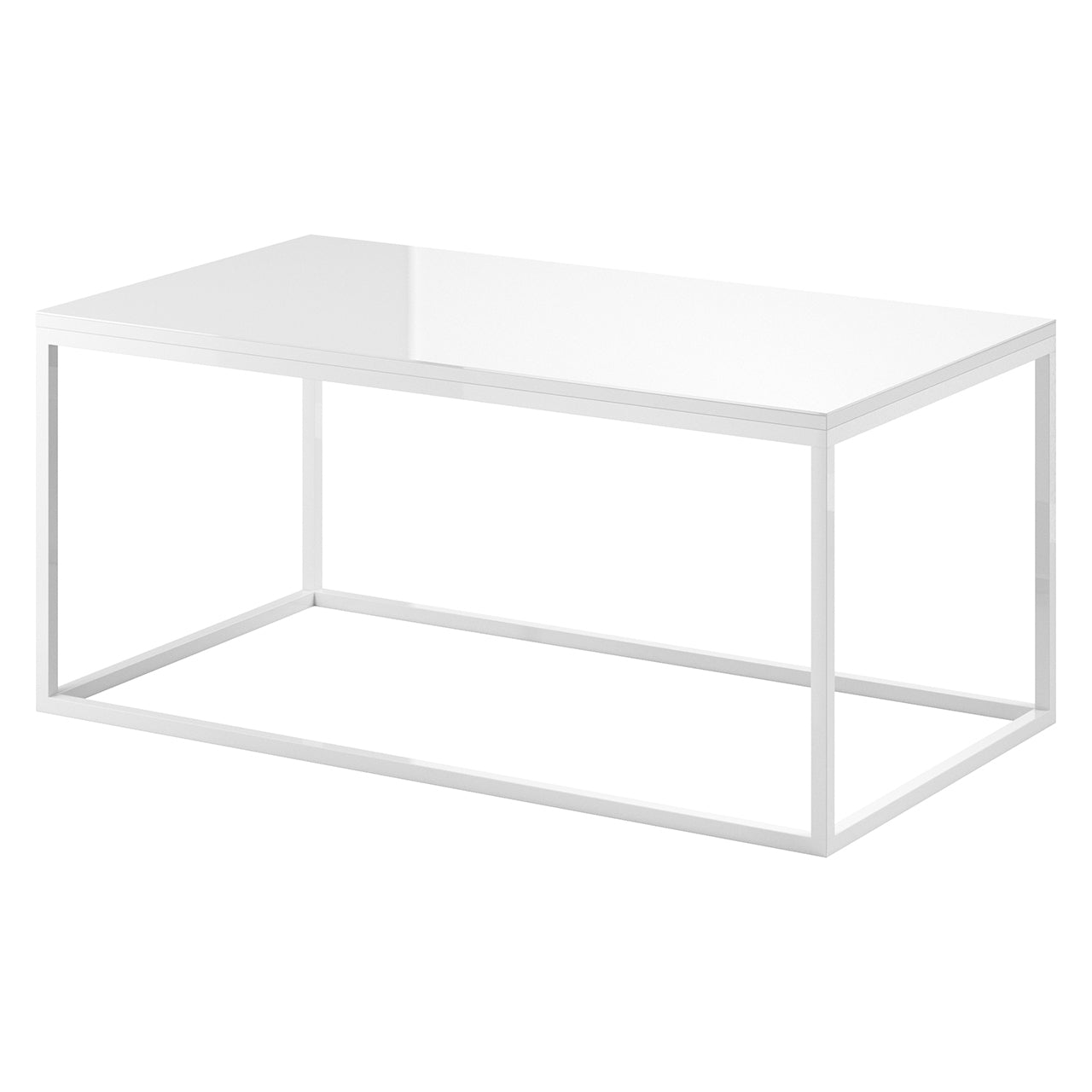 Coffee table HELIO HE99 white / white glass