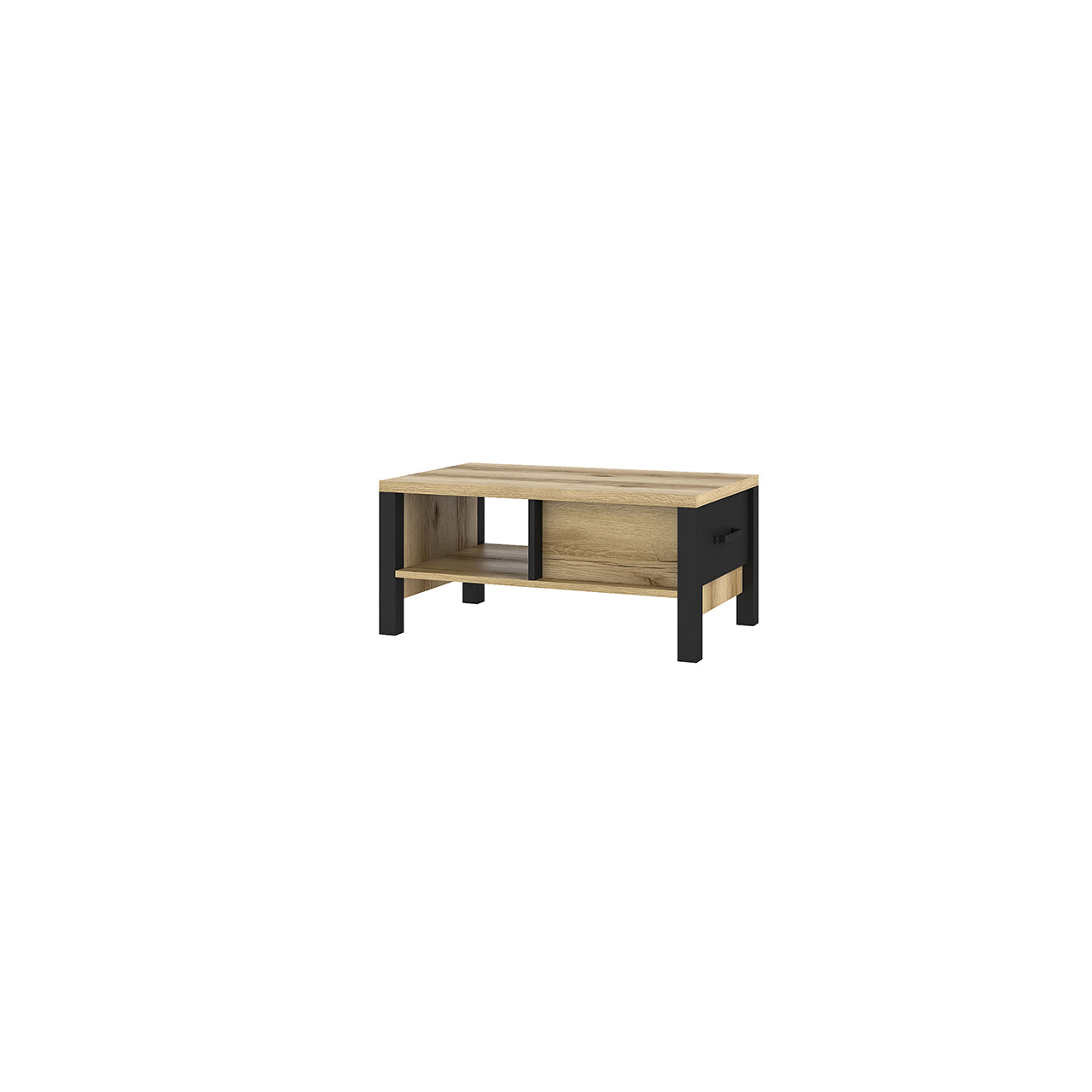 Coffee table OLIN OI99 natural grand oak / black