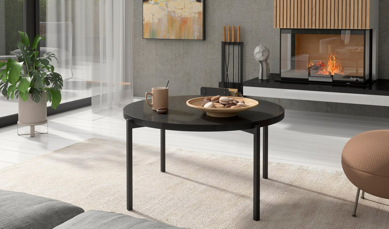 Coffe table SIGMA A black gloss