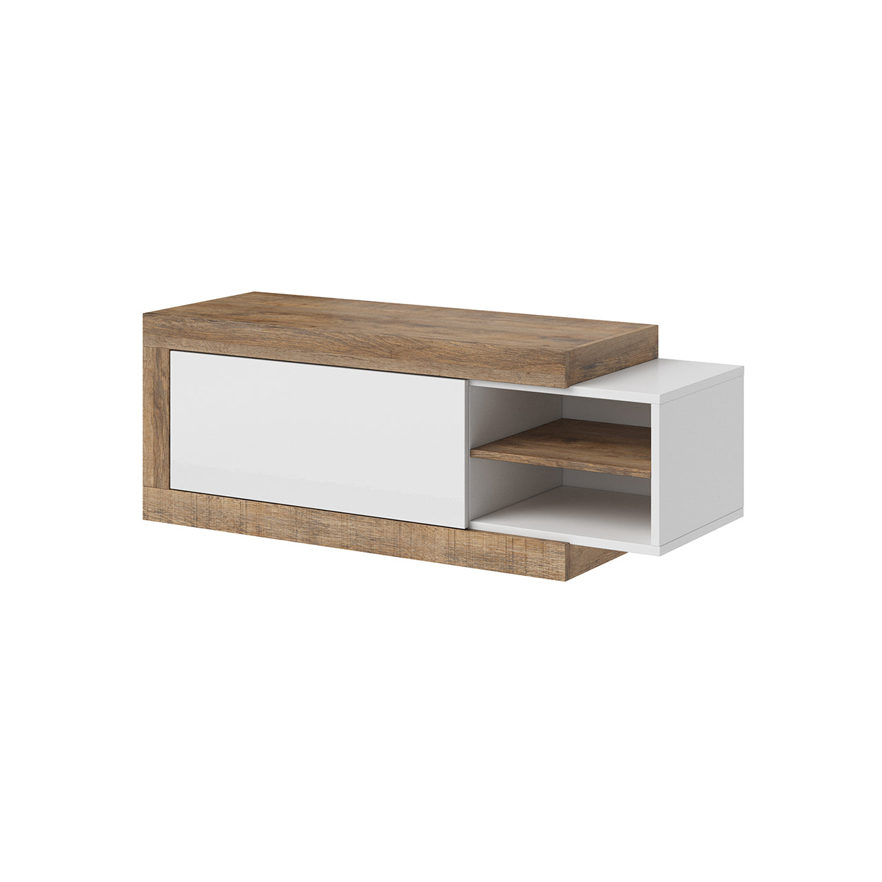 Coffe table SINTRA ST99 samdal oak / white gloss