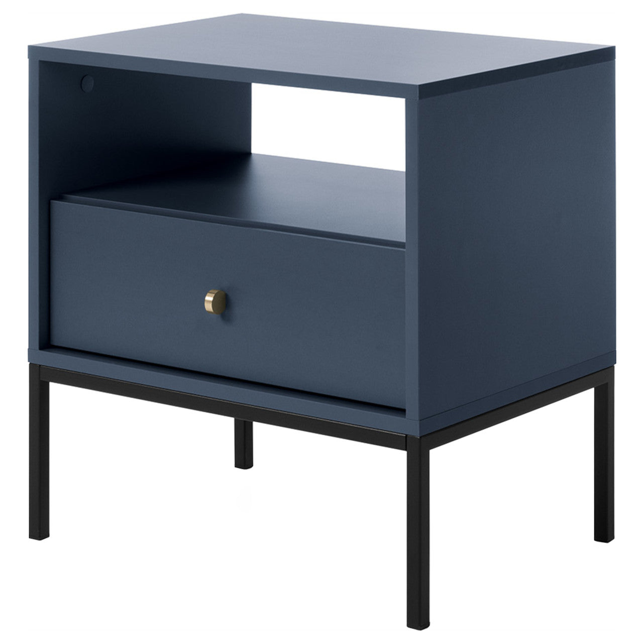 Bedside table MONO 06 navy blue