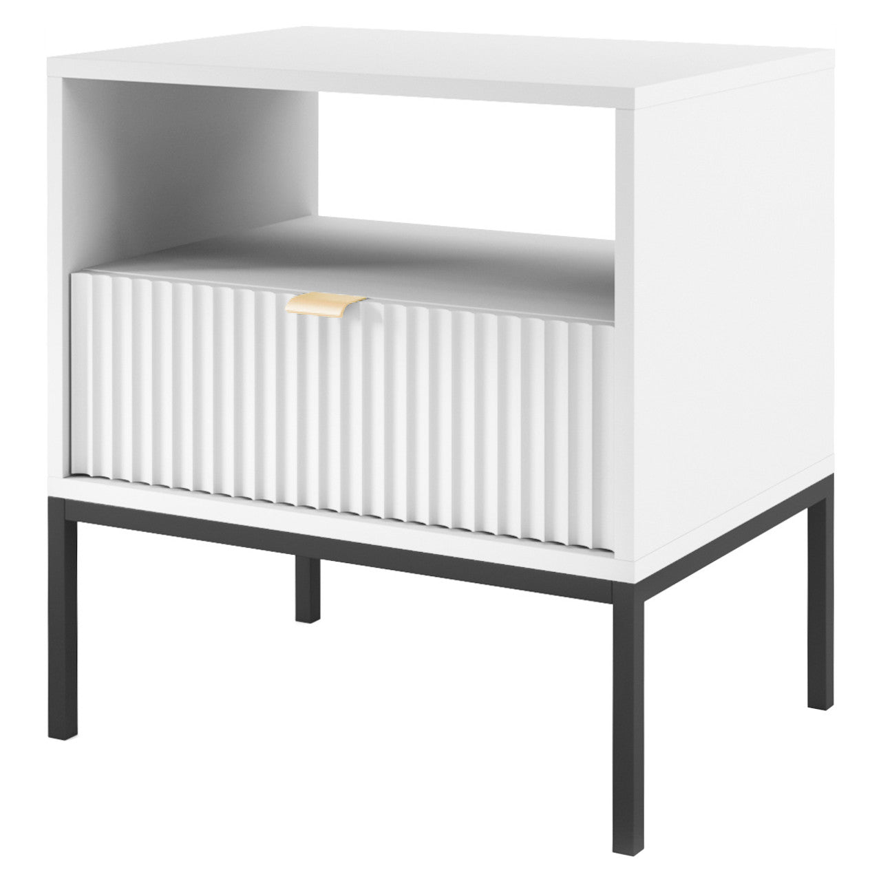 Bedside table NOVA 05 white