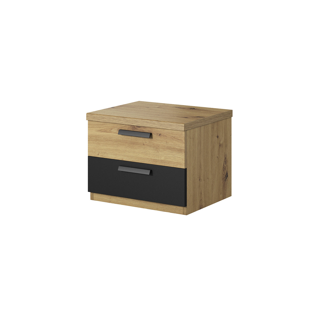 Bedside table SIGMA SG22 artisan oak / black