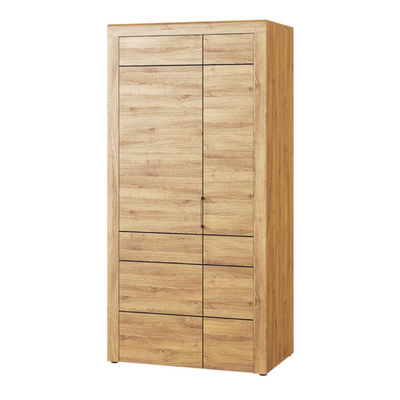 Wardrobe KAMA KM12 97 camargue oak / black