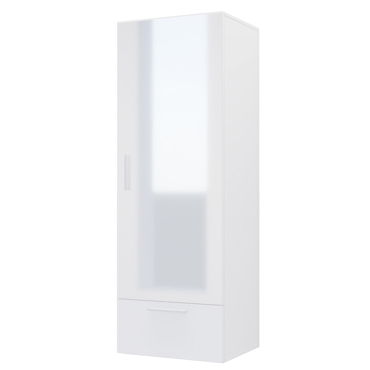 Wardrobe with mirror IQ 03 white