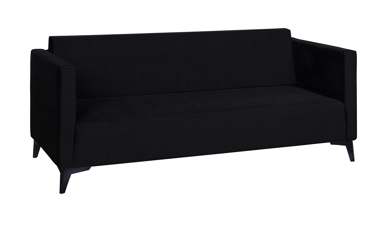 Sofa three SZAFIR Black SUDAN 2716