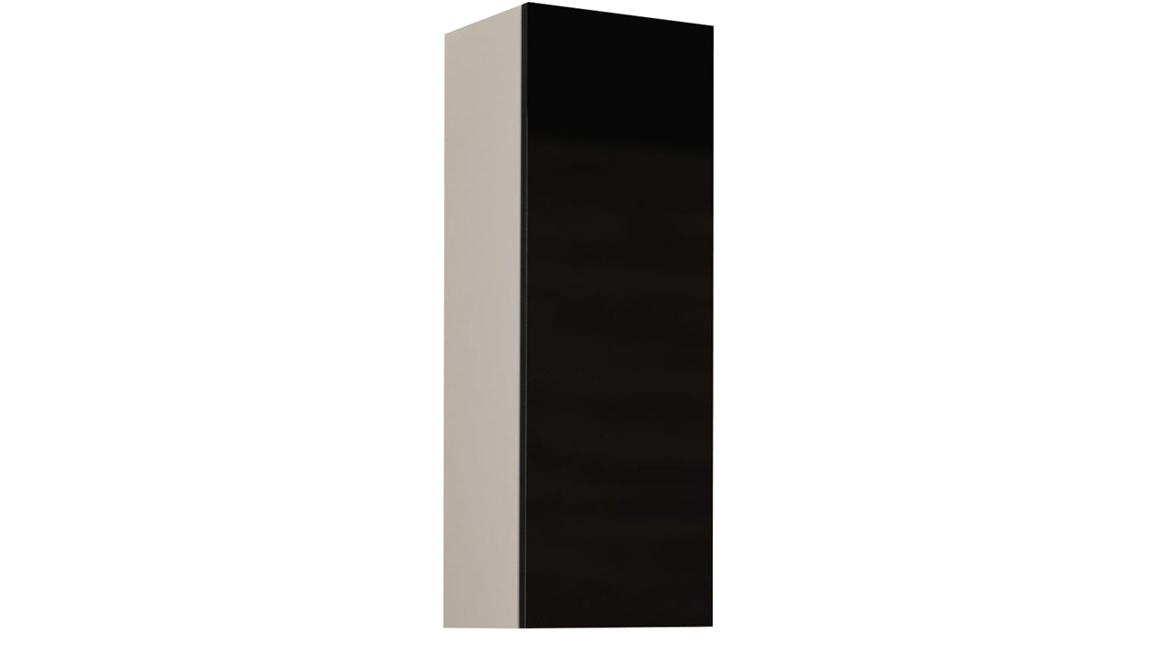 Wall mounted cabinet VIGO 90 VG5B white / black gloss