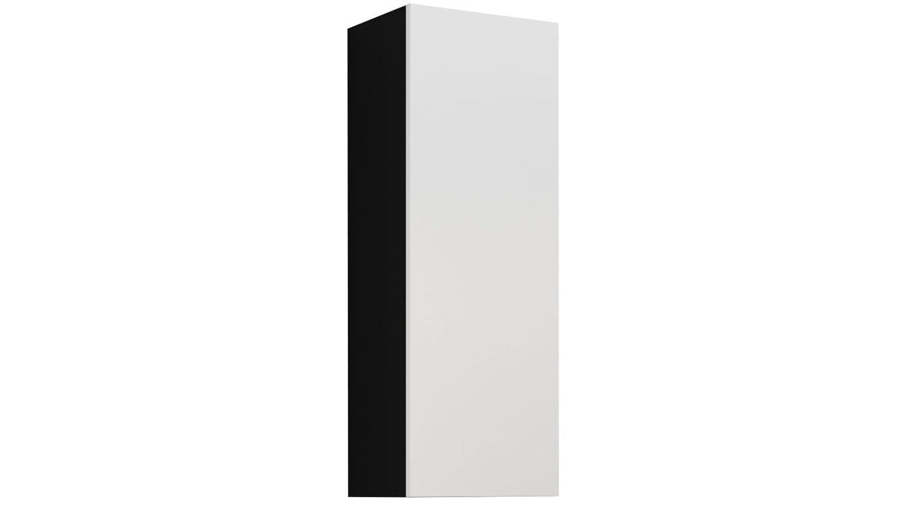 Wall mounted cabinet VIGO 90 VG5C black / white gloss