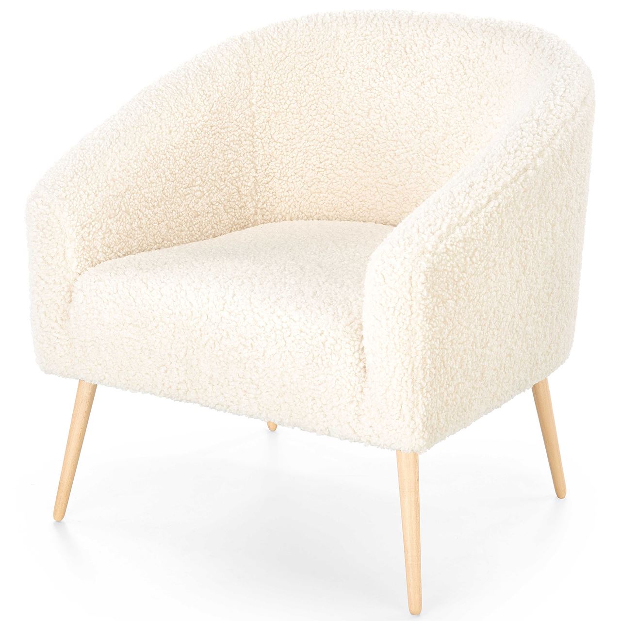 Armchair GRIFON 2 cream / natural