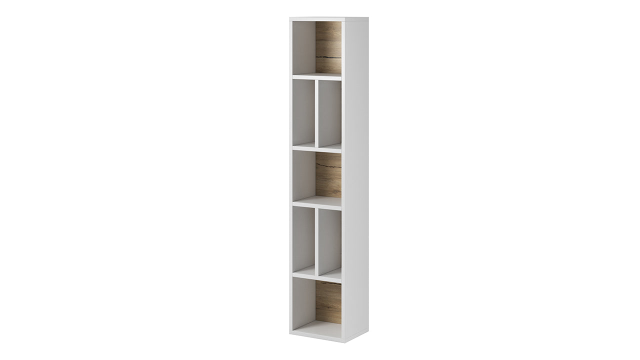 Bookshelf TL88 TOLEDO san remo / white gloss