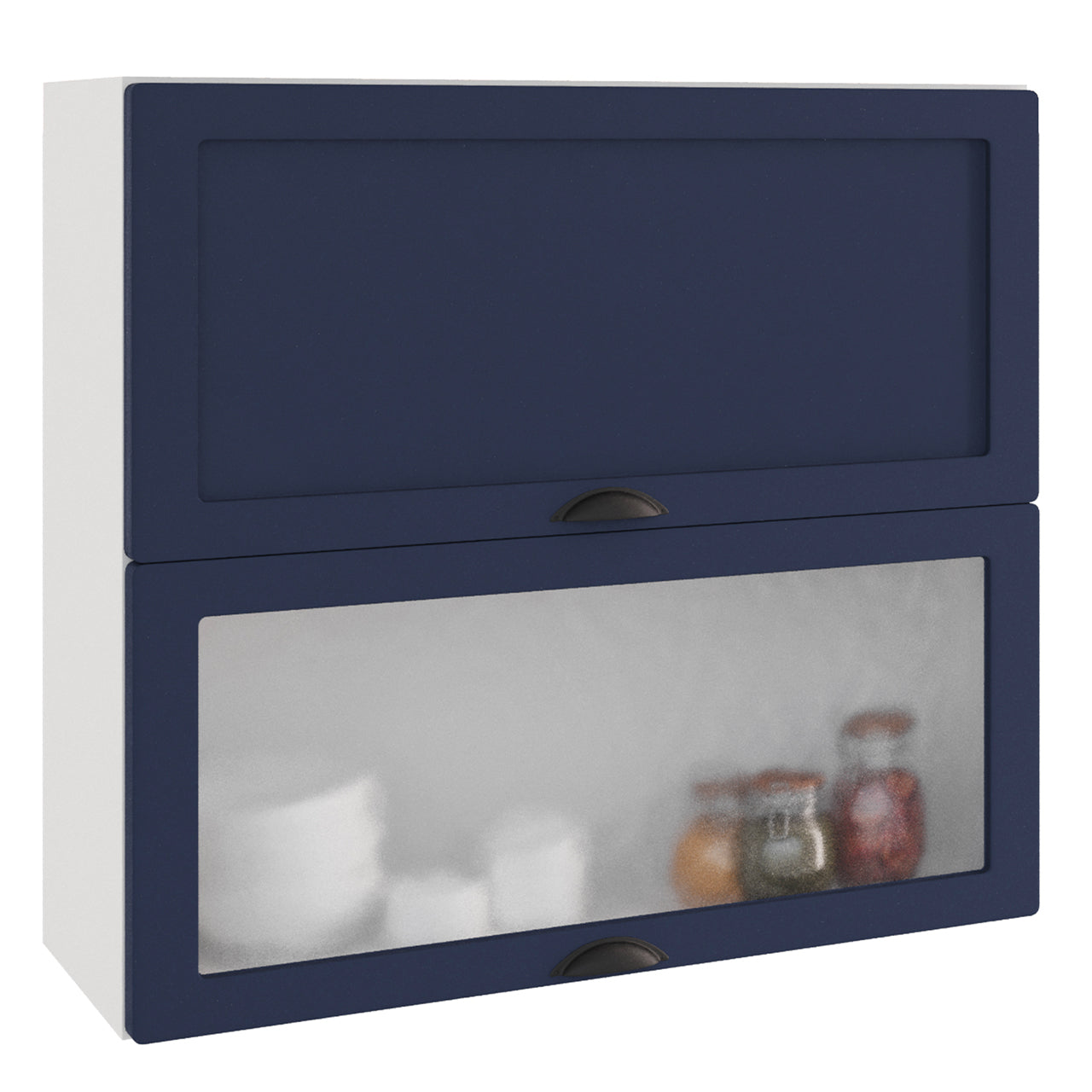 Upper Cabinet ADELE W80 GRF/2 SD navy blue