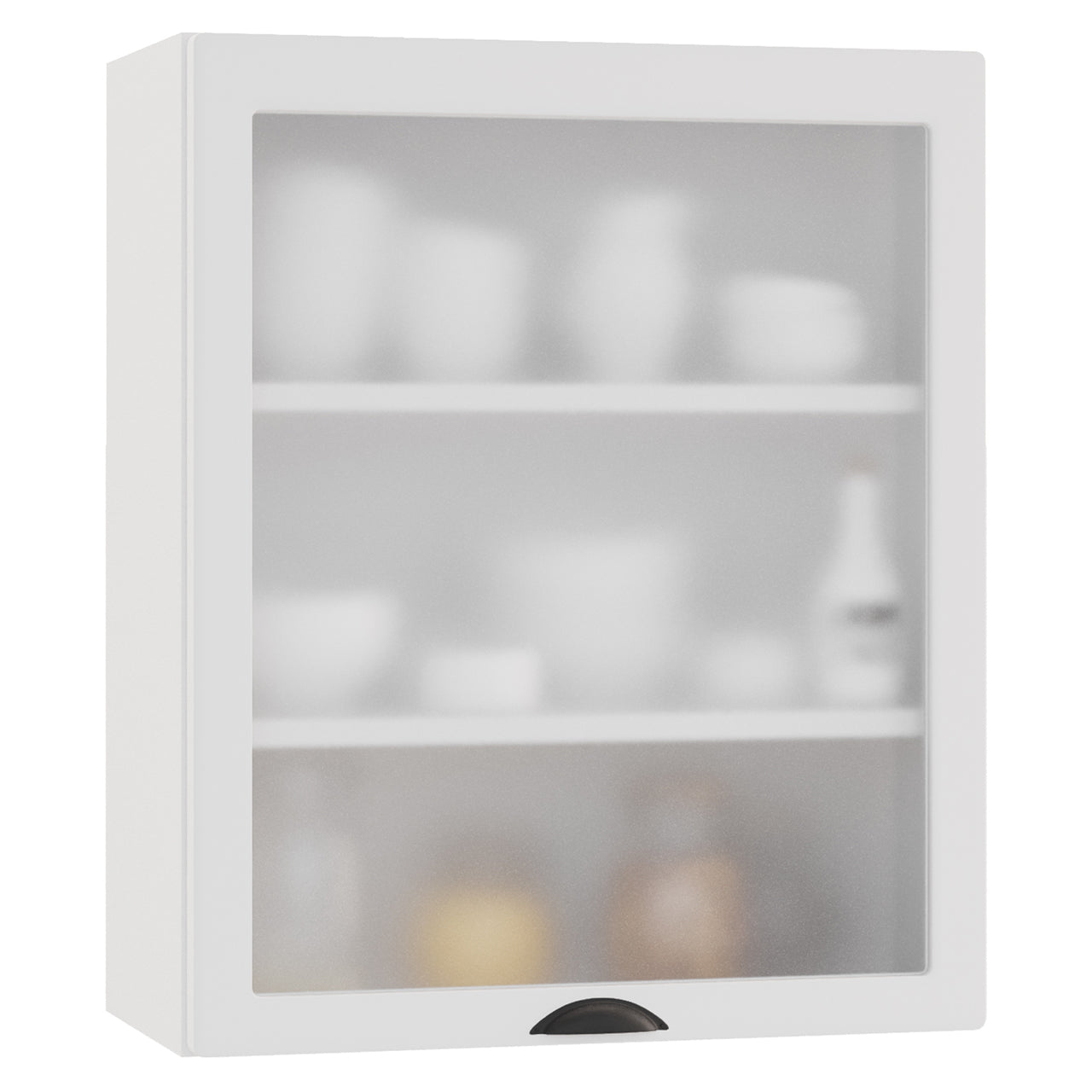 Upper glass showcase ADELE WS60 white