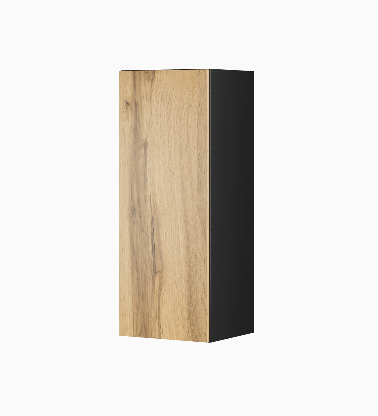 Wall mounted cabinet VIGO 90 VG5G black / oak wotan