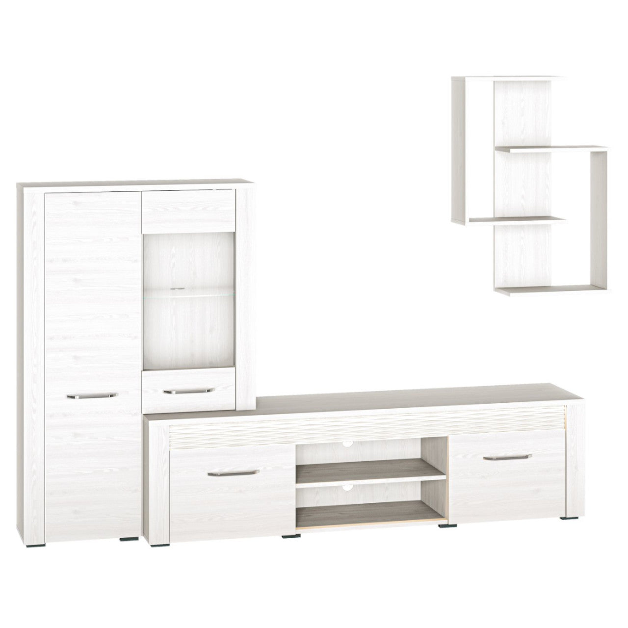 Wall unit CORONA CR15 227-292 snow pine