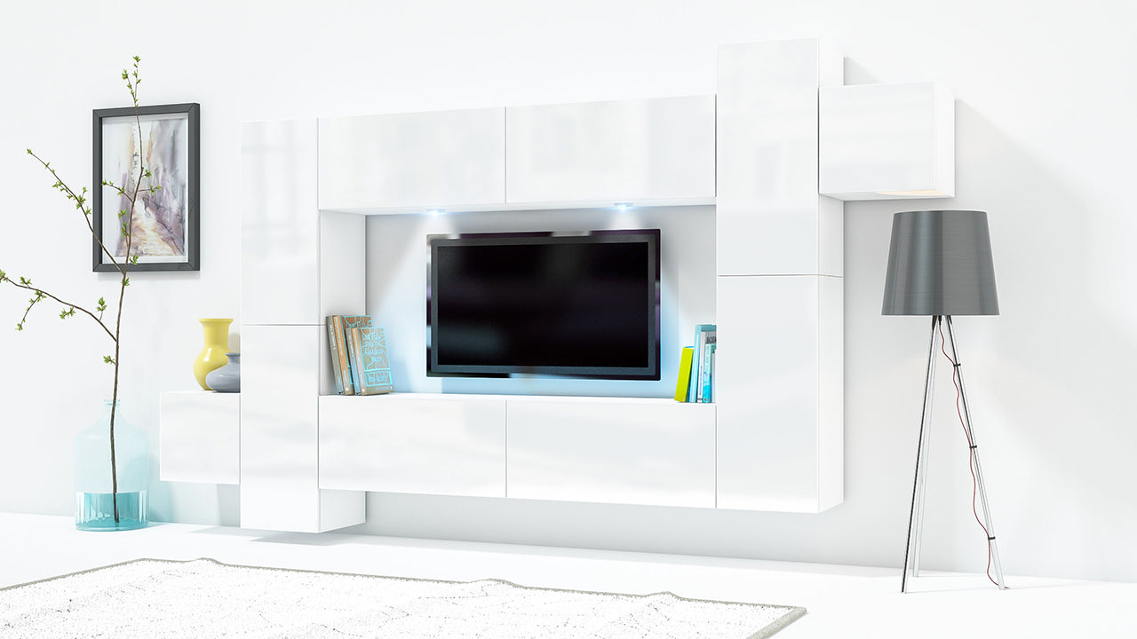 Wall Unit ONLY 5 white gloss