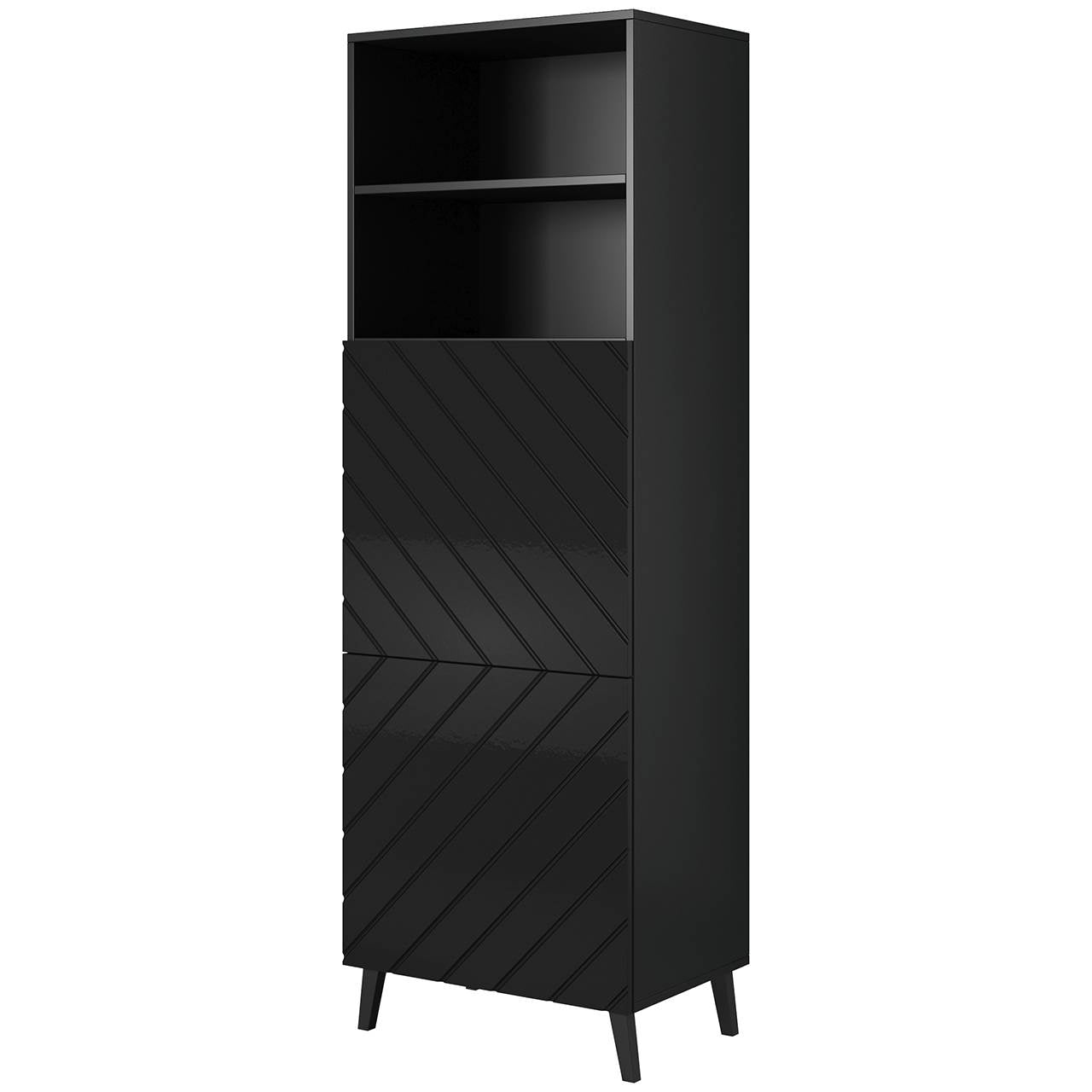 Bookcase ABETO 60 black