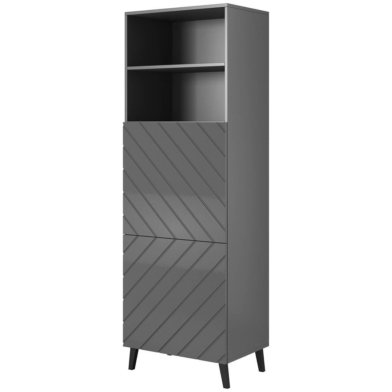 Bookcase ABETO 60 graphite