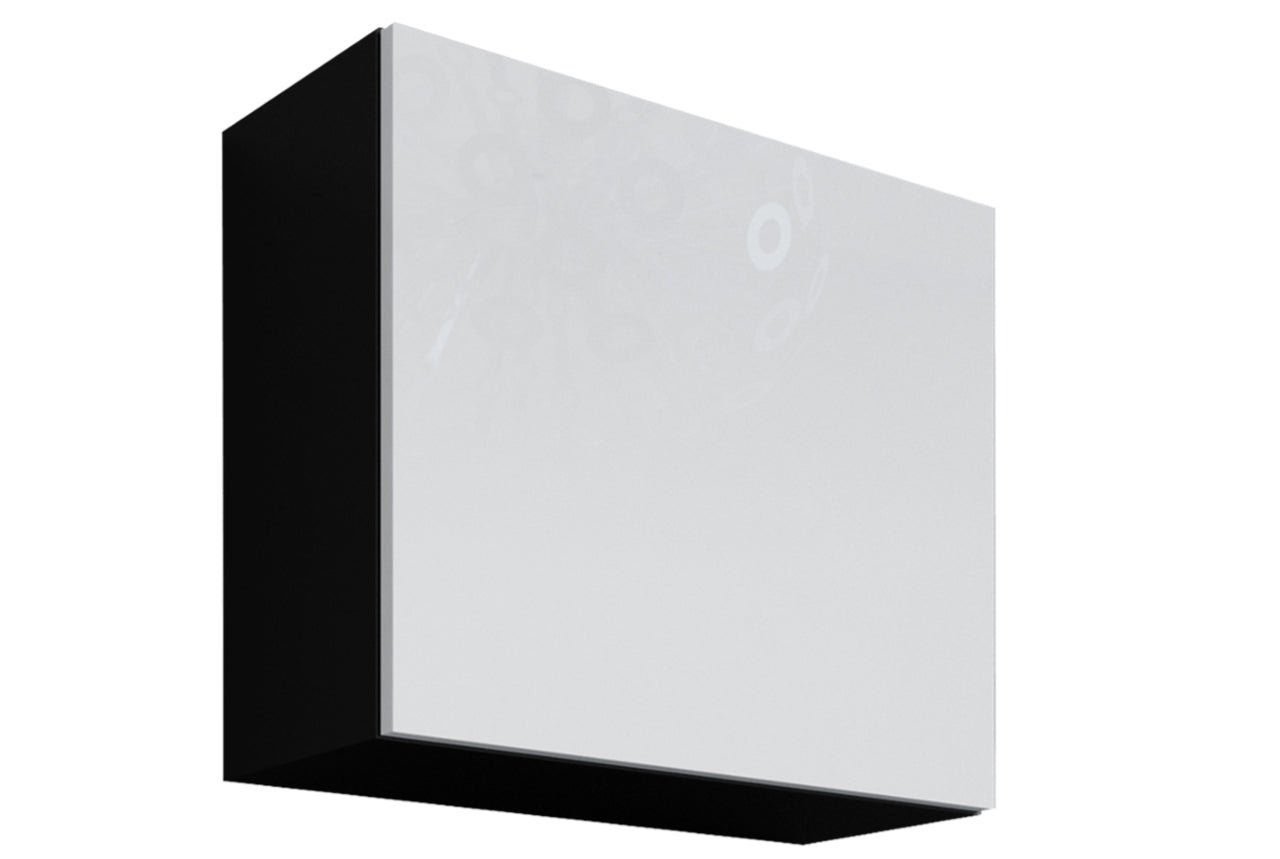 Wall mounted cabinet SQUARE VIGO VG10C black / white gloss