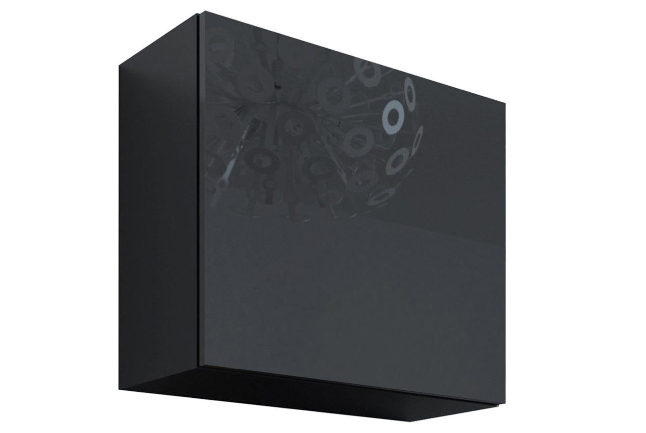 Wall mounted cabinet SQUARE VIGO VG10D black gloss