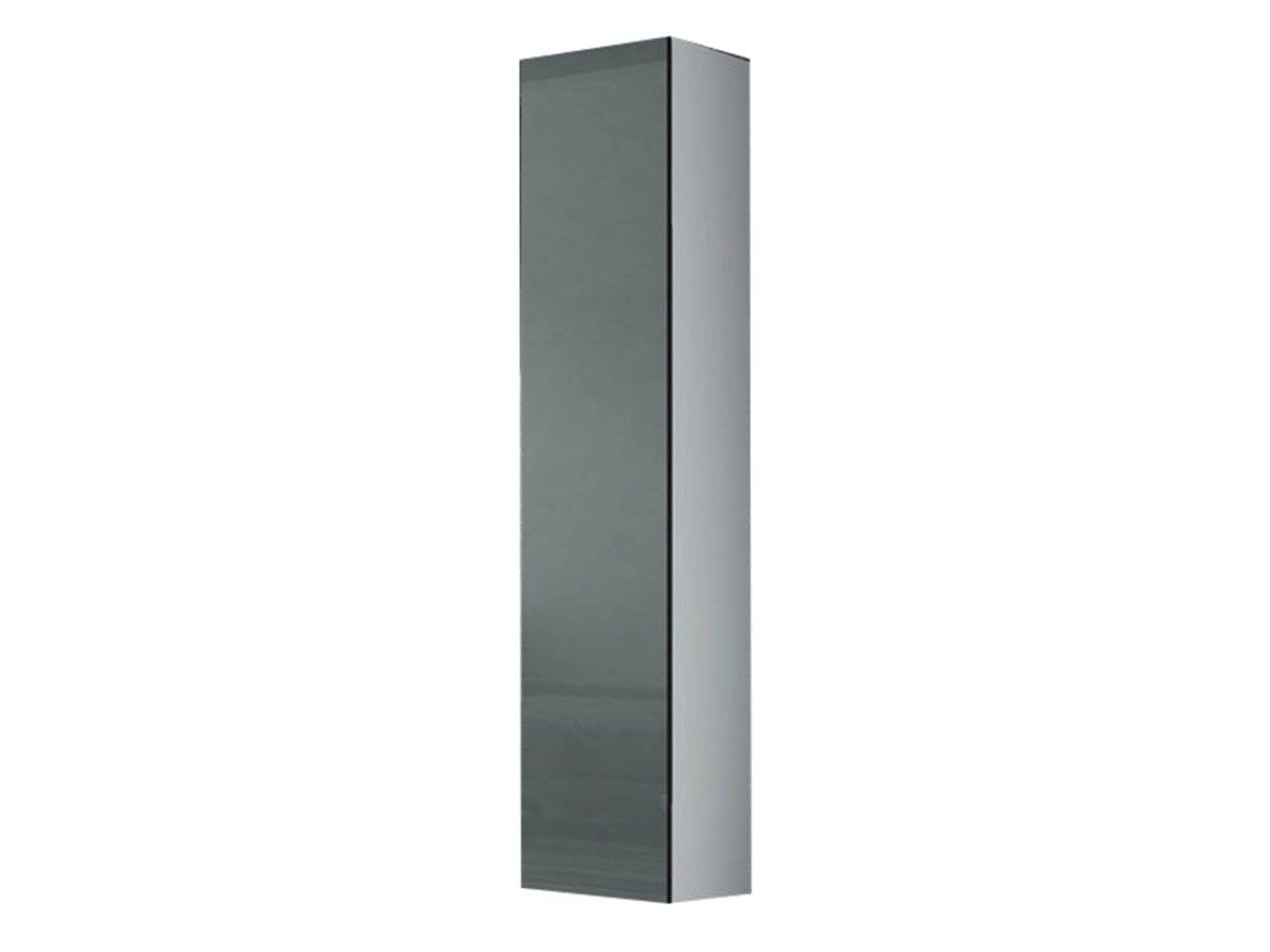 Wall mounted cabinet VIGO GREY A VG2 white / grey gloss